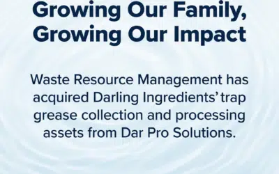 WRM officially closed on Dar Pro’s Trap Grease Collection Assets